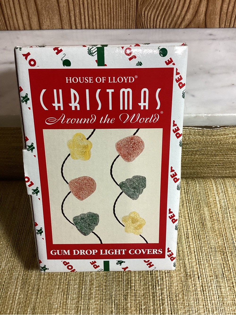 Rare Vintage 1998 Christmas Gum Drop Light Covers - Red, Yellow, Green set of 6